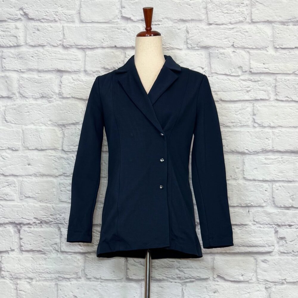 Sarah Pacini Dark Slate Blue Blazer